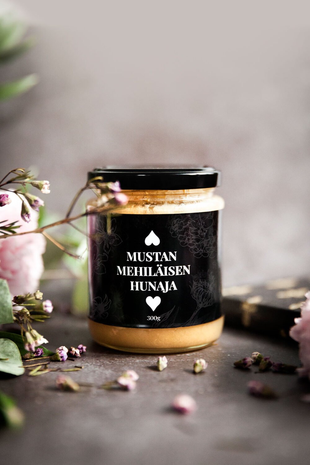 Mustan mehiläisen hunaja 300 g - Hello honey